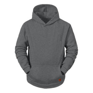 Sudadera con capucha personalizada de gran tamaño con estampado de algodón de lujo sudaderas con capucha desgastadas personalizadas con Jersey Sudadera con capucha de otoño suelta - Product Image 2