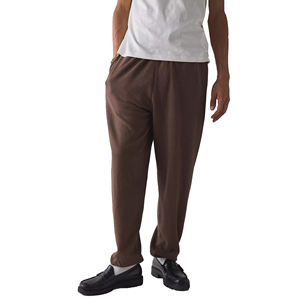 Pantalon de survêtement personnalisé vintage, coupe large, en molleton de coton léger, respirant, séchage rapide, devant plat, délavage clair - Product Image 1