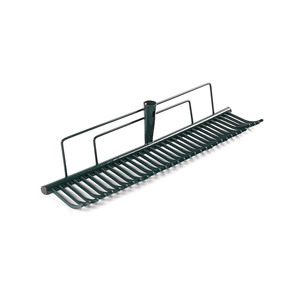 Râteau à feuilles en acier à haute teneur en carbone à 32 dents, râteau en acier, outil de jardinage, râteau pour pelouse - Product Image 2