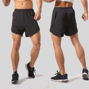 Fitness Gym Wear vente en gros hommes solide séchage rapide haute qualité Shorts d'été pour entraînement basket-ball course vêtements de sport décontractés - Product Image 1
