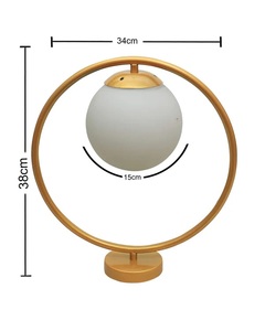 Stunning Look Metal Table Lamp Desktop Lamp For <b>Decoration</b> Living Room Bedroom Tabletop Gold Lamps Luxury - Product Image 5