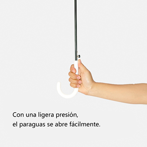 Parapluie transparent de style classique à 8 baleines pour les jours de pluie et les événements de mariage - Product Image 5