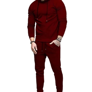Survêtements en molleton d'hiver en tissu de qualité supérieure, vente en gros, logo personnalisé, survêtement décontracté, jogging pour homme, 100% coton - Product Image 5