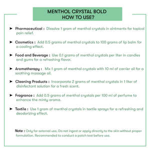 Cristales de Mentol 100% Puro, Grado Comestible - Product Image 4