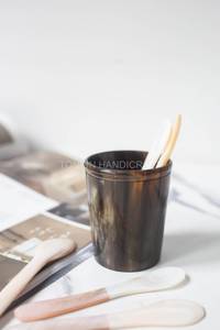 Tasse en corne rustique de qualité supérieure, verres écologiques naturels faits à la main, tasse durable, café parfait, thé, tasse à whisky, cadeaux, - Product Image 3