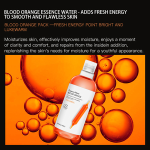IMAGES Eau d'<span class=keywords><strong>Orange</strong></span> Sanguine Hydratante Soin de la Peau Éclaircissant Lissant Resserre les Pores Tonique Facial pour le Visage - Product Image 4