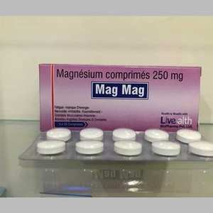 Superventas 250 Mg Anti-Stress Magnesium Tablets Suplemento para el cuidado de la salud Comprar a un exportador de confianza - Product Image 3