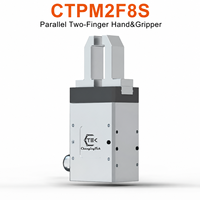 Mini-pince électrique parallèle CTPM2F8S pour l'entretien des machines CNC, le chargement et le déchargement robotisé