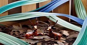 Estatua de ciervo de animales salvajes, escultura rústica de cabaña para decoración de cabina, diseño Art Deco, figuritas de animales del bosque, ilustraciones coleccionables - Product Image 4