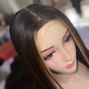 Precio al por mayor, buena calidad, cabello humano vietnamita 100%, peluca de luz alta de color personalizada - Product Image 4