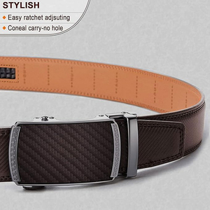 Cinturón de Cuero Vacuno de Alta Calidad para Hombre, Estilo Casual con Logotipo Personalizado y Hebilla de Acero, Cinturón de Cuero para Hombre - Product Image 3