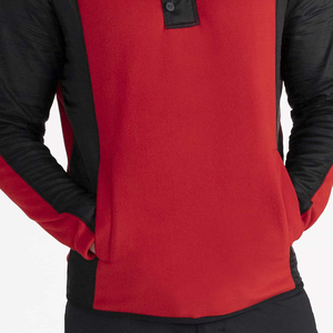 Fabricantes de fábrica, jersey de lana con media cremallera, suéteres de hombre lisos en blanco de lana de peso pesado, jersey de lana de invierno personalizado - Product Image 3