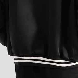 Hot Selling High Quality Fashion Silk Satin Waterproof Reversible Wholesale Varsity Bomber <b>Jackets</b> Custom Color Logo Mens Winter - Product Image 6