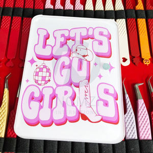 Última Novedad: Placa de Acrílico Estilo Vaquero Occidental Ecológica para Herramientas de Belleza, Bajo MOQ, Logotipo Personalizado, Reutilizable para Extensiones de Pestañas - Product Image 5