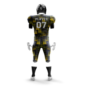 New Youth Custom Sublimated Youth Adult Teams Breathable Short Sleeves American <b>Football</b> Uniforms Set High Quality Tariff Free - Product Image 5