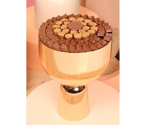 Métal fait à la main avec décoration de table polie dernière porte-dessert Design fantaisie bol de service au chocolat pour les événements spéciaux - Product Image 4