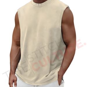 OEM Custom High Streetwear <b>Gym</b> Wear Sleeveless Oversized Tank Top <b>Mens</b> Vintage Acid Wash Athletic <b>Vest</b>. keywords for this - Product Image 1