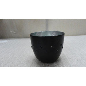 Votivo de Metal de diseño con recubrimiento en polvo negro, lámina de plata para exterior, interior, hierro votivo de calidad Premium - Product Image 5