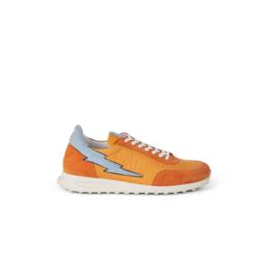 Zapatos Deportivos Moyo 1 Ndebele CW para Hombre, Transpirables, de Gamuza, con Cordones, Estilo Baloncesto, Color Naranja Ndebele, Entresuela de EVA, Suela de Goma - Product Image 5