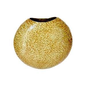 Vase à fleurs moderne abstrait blanc et or, vase à bourgeons haut de forme organique texturé |   Centre de table nordique pour mariage - Product Image 6