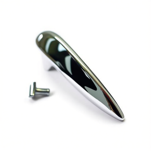 Poignée latérale gauche pour Lambretta S3+J avec fixation par vis, garniture chromée pour moto - Product Image 3