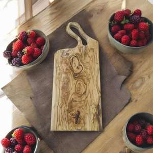 Planche à découper rectangulaire en bois d'acacia avec poignée - Product Image 3