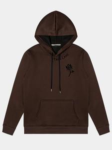 Sudadera con capucha térmica impresa personalizada de alta calidad bordado al por mayor de algodón polar para hombres Sudadera con capucha de temporada de invierno - Product Image 6