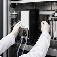 Pompe péristaltique pour gaz de combustion pour analyseur de qualité de l'eau CEMS |   Pompe doseuse de laboratoire en aluminium + acier inoxydable Thomas SR25/YZ25