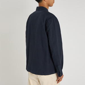 <span class=keywords><strong>Camicia</strong></span> <span class=keywords><strong>Oversize</strong></span> da Uomo 100% Cotone con Pieghe sui Polsini con Bottoni, Colore Personalizzabile, <span class=keywords><strong>Giacca</strong></span> Overshirt da Uomo - Product Image 3