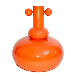 Jarrón Decorativo de Flores Naranja Nórdico, Jarrón Decorativo de Burbujas Creativo Soplado a Mano |   Centro de Mesa Hidropónico Minimalista Moderno - Product Image 1