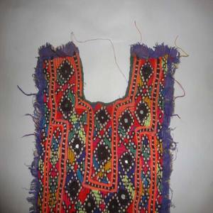 Vêtements islamiques vintage Femmes XXL Afghan Baloch Empiècement Miroir Travail Patch Abaya Robe Dernière Mode Broderie Tissu Matériel - Product Image 2