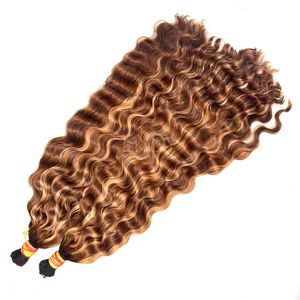 Cheveux en vrac de haute qualité vente chaude 2025 birman bouclés couleur personnalisée mettre en évidence bouclés - Product Image 4