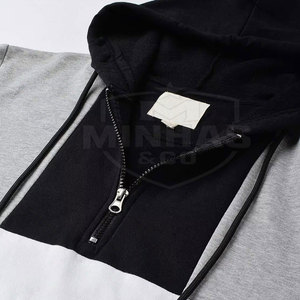 Sweat à capuche à demi-fermeture éclair pour hommes 100% coton Design personnalisé Sweat à capuche à demi-fermeture éclair léger de qualité supérieure pour hommes - Product Image 6