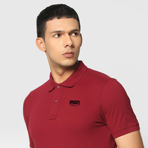 Camiseta de golf de secado rápido para hombre, camiseta de manga corta, diseño personalizado, patrón sólido antiarrugas, marca para Polo, hecha de poliéster - Product Image 6
