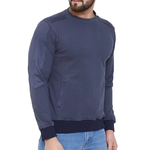 Factory Price Customizable <b>Vintage</b> Winter Men's <b>Sweatshirts</b> 100% Cotton Fleece Solid High Quality OEM Service Pakistan - Product Image 3