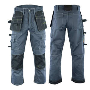 Pantalon de construction en coton confortable pour hommes, multi-poches, haut vers le bas, conception personnalisée, vêtements de sécurité imperméables, vente en gros - Product Image 6