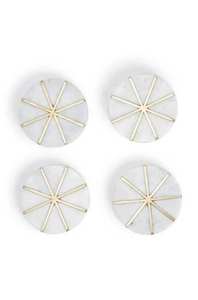 Juego de posavasos de mármol hexagonal para comedor moderno Proteger superficies Mejorar la decoración del hogar Posavasos de piedra - Product Image 3