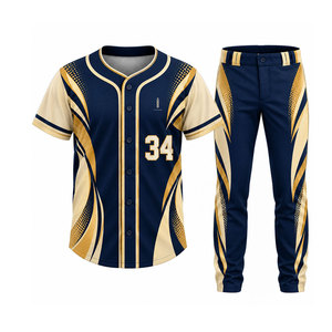 Uniforme de Béisbol, Ropa Deportiva Ligera, Tejido Transpirable, Atuendo de Equipo Cómodo, Estilo Elegante - Product Image 1
