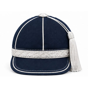Refined Honour <b>Hat</b> Classic Traditional Ceremonial Headwear With Decorative Crown <b>Band</b> Premium Tassel Custom Formal Presentation - Product Image 1