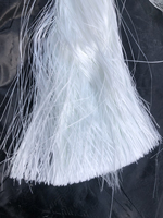 Tapis de fibres de verre hachées blanches décoratives pour l'intérieur, pour moulage, tissu de fibre de verre, armature, moules à plâtre et film.