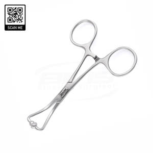 Ensemble d'instruments chirurgicaux autoclavables de qualité chirurgicale avec pinces à serviette à rotule, pinces à drap non perforantes, verrouillage à cliquet de 100 mm - Product Image 1