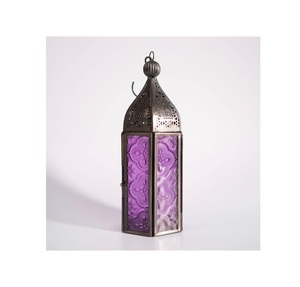 Lujosa linterna marroquí de metal Precio bajo Alta venta Diseño elegante de linterna exigente Linterna de metal de lujo hecha a mano - Product Image 3