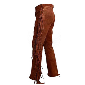 Pantalons en cuir pour hommes de haute qualité, design personnalisé, pantalons en cuir suédé pour l'extérieur, vêtements d'hiver pour hommes - Product Image 3