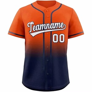 Maillot de baseball sublimé respirant en gros personnalisé Nouveau design Haute qualité 100% polyester Séchage rapide Unisexe - Product Image 1