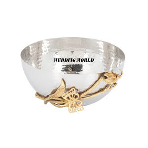 Bol à chocolat en acier inoxydable, forme ronde, bol à bonbons de table, décoratif, vente en gros, nouveau bol à chocolat - Product Image 5