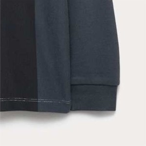 Polo Premium de Manga Larga con Media Cremallera y Bloques de Color, con Tela Suave, Comodidad y Estilo Urbano Moderno con Paneles en Contraste - Product Image 4