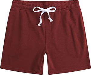 Pantalones cortos de gimnasio para hombre con logotipo personalizado 2025, pantalones de chándal informales de malla de verano, pantalones cortos de playa deportivos de lana antiarrugas con impresión Digital - Product Image 4