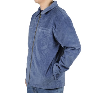 Chaqueta de trabajo de lona profesional Logotipo personalizado Chaquetas de trabajo de sarga de algodón de gran tamaño para hombres - Product Image 3