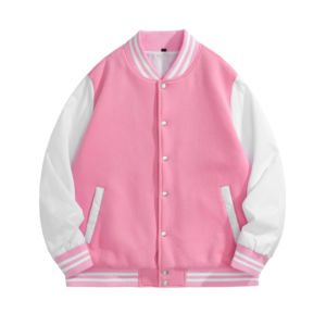 Pas cher prix nouveau gros 2025 personnalisé hommes broderie hiver veste manches en cuir Baseball Letterman Varsity vestes - Product Image 3