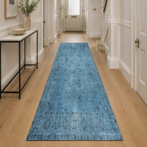 <b>RUGS</b> DEPOT LXDP-0613 Wholesale Blue Navy Contemporary Geometric Digital Printed Machine Washable Chenille Area <b>Rug</b> <b>Non</b> <b>Slip</b> - Product Image 5
